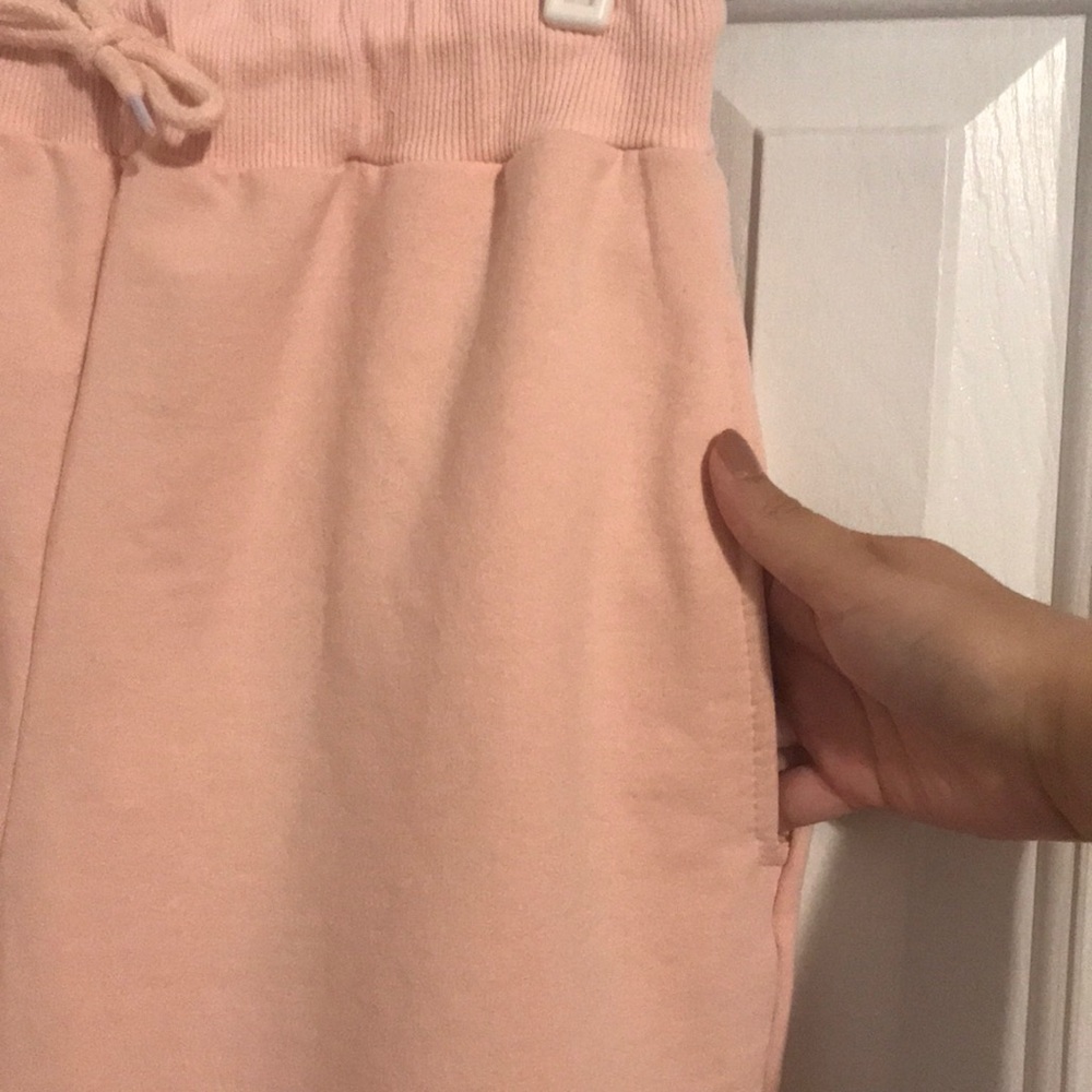 NWOT Nasty Gal blush pink sweatpants joggers - Picture 5 of 6